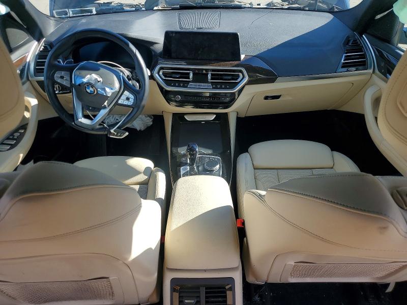 2022 BMW X3 VIN 5UX53DP00N9N03877 COPART salvage auction — FRONT END, Ny - Mv-907A Salvage Certificate, sold $10,600 on 2026-07-07 (photo 8)