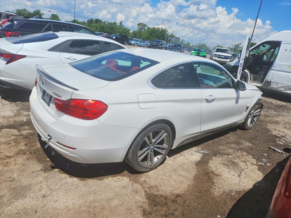 2016 BMW 4 series VIN WBA3R5C54GK373447 COPART salvage auction — FRONT END, Mi - Certificate Of Title, sold $300 on 2026-07-28 (photo 3)