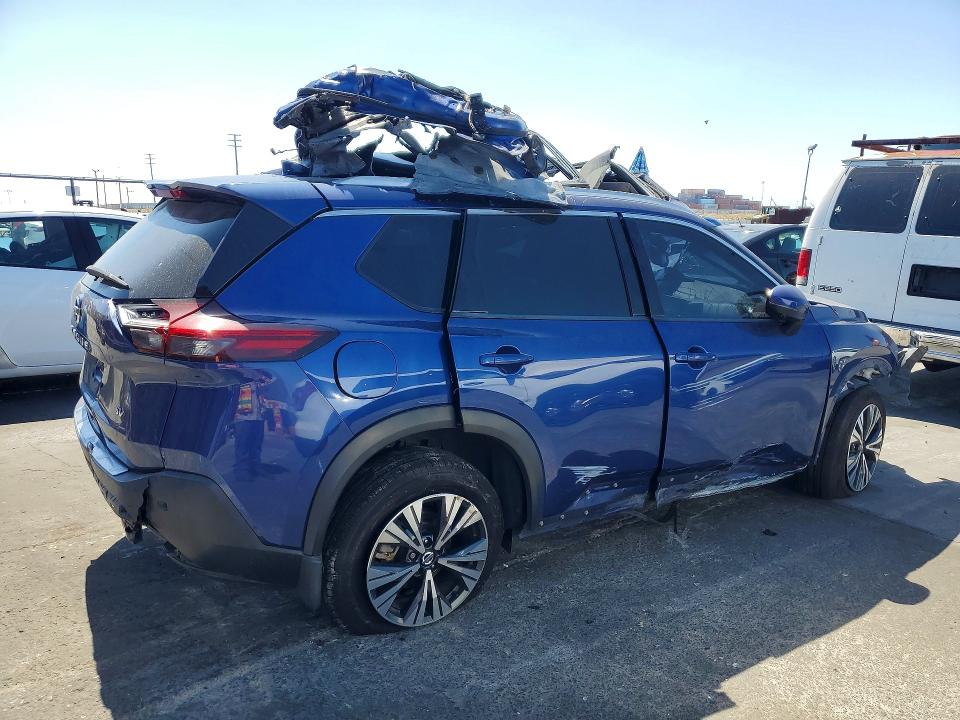 2021 Nissan Rogue VIN JN8AT3BAXMW020525 COPART salvage auction — ALL OVER, Ca - Salvage Certificate, sold $325 on 2026-07-06 (photo 3)