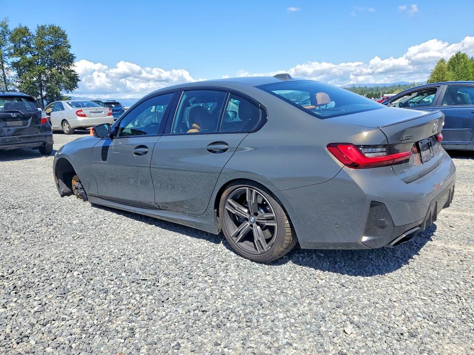 2023 BMW M340i VIN 3MW49FF02P8C96234 COPART salvage auction — SIDE, WA - BILL OF SALE, sold $22,200 on 2026-09-14 (photo 2)
