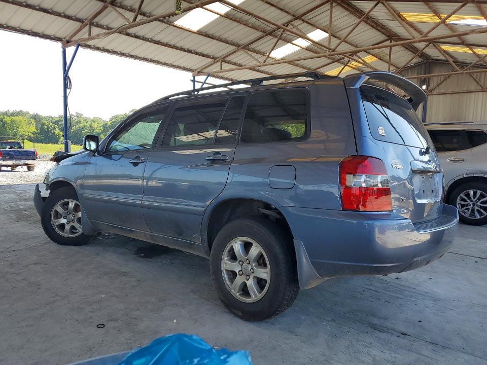 2006 Toyota Highlander VIN JTEDP21A660101757 COPART salvage auction — ROLLOVER, GA - CERT OF TITLE-SALVAGE, sold $600 on 2026-07-30 (photo 2)