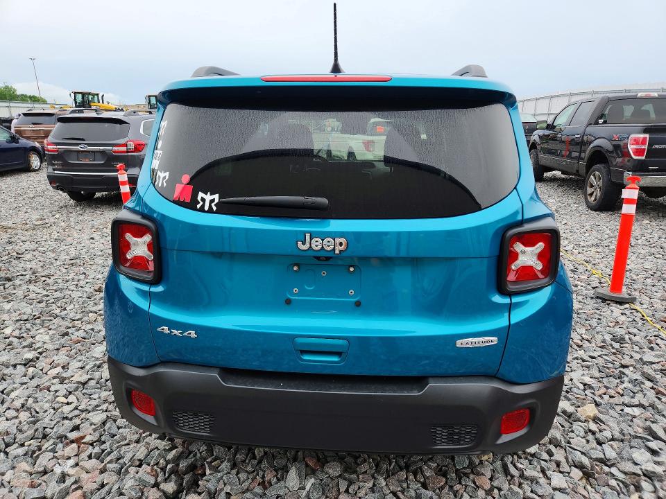 2020 Jeep VIN ZACNJBBB6LPL34641 COPART salvage auction — HAIL, WI - CERT OF TITLE-CLAIM PAID, sold $5,400 on 2026-07-27 (photo 6)