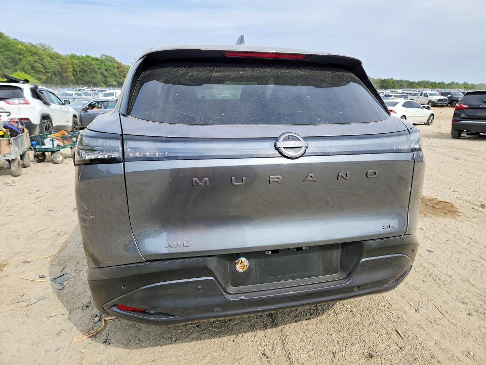 2025 Nissan Murano VIN 5N1AZ3CS7SC131643 COPART salvage auction — SIDE, Md - Cert Of Salvage > 75% Damage, sold $10,800 on 2026-07-28 (photo 6)