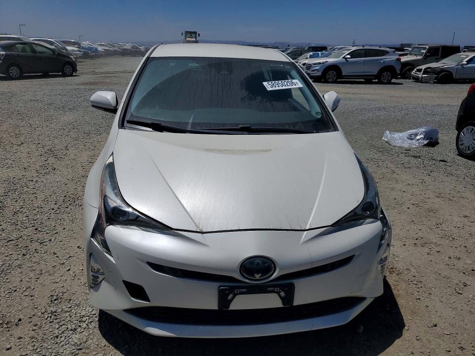 2018 Toyota Prius VIN JTDKARFUXJ3551007 COPART salvage auction — SIDE, Ca - Salvage Certificate, sold $6,600 on 2026-07-28 (photo 5)
