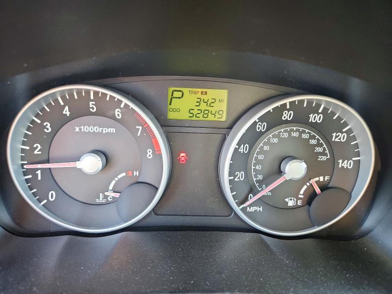 2007 Hyundai Accent VIN KMHCN36C37U008318 COPART salvage auction — FRONT END, Ca - Salvage Certificate, sold $575 on 2026-07-30 (photo 9)