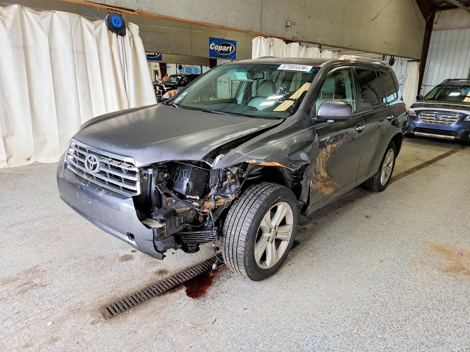 2008 Toyota Highlander VIN JTEES42AX82099435 COPART salvage auction — SIDE, WV - SALVAGE CERTIFICATE, sold $125 on 2026-07-27 (photo 1)