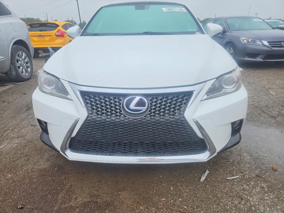 2016 Lexus Ct 200 VIN JTHKD5BH9G2264263 COPART salvage auction — REAR END, IN - BILL OF SALE - PARTS ONLY, sold $6,500 on 2026-07-10 (photo 5)