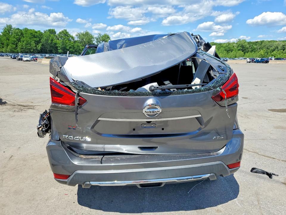 2017 Nissan Rogue VIN KNMAT2MV0HP593505 COPART salvage auction — ROLLOVER, Ny - Mv-907A Salvage Certificate, sold $2,200 on 2026-07-14 (photo 6)