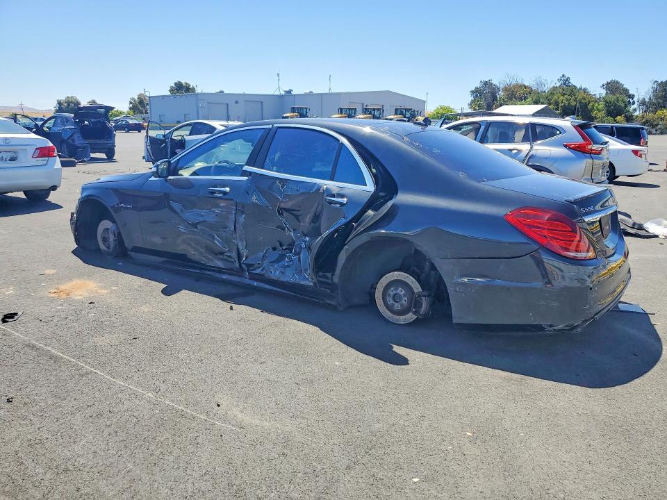 2015 Mercedes-benz S-klasse VIN WDDUG8CB2FA156655 COPART salvage auction — SIDE, Ca - Salvage Certificate, sold $4,850 on 2026-07-13 (photo 2)