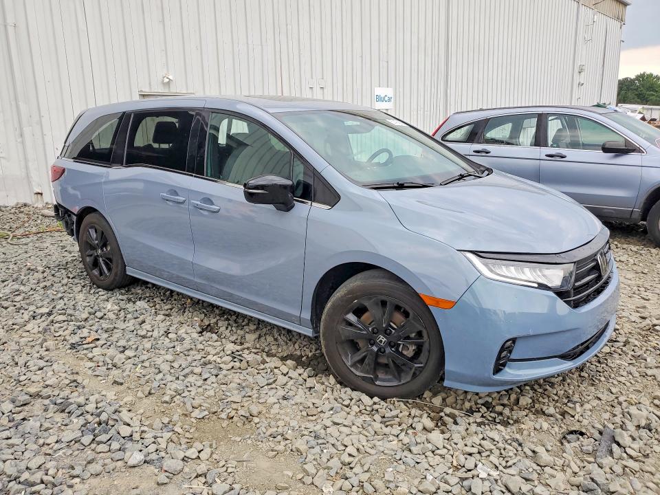 2024 Honda Odyssey VIN 5FNRL6H77RB065445 COPART salvage auction — REAR END, Nj - Cert Of Title-Salvage, sold $12,200 on 2026-07-29 (photo 4)