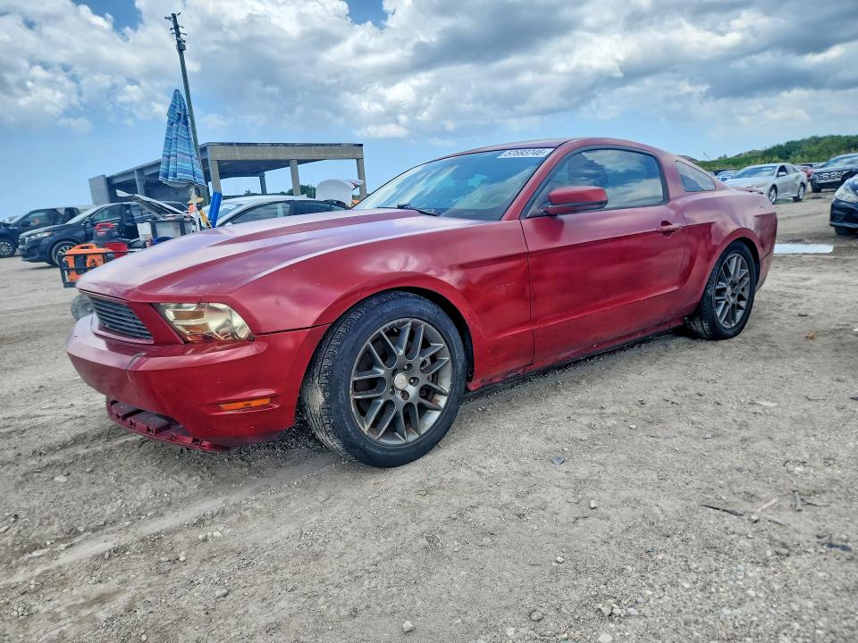 2010 Ford Mustang VIN 1ZVBP8CH0A5162099 COPART salvage auction — FRONT END, Fl - Certificate Of Title, sold $450 on 2026-07-09 (photo 1)