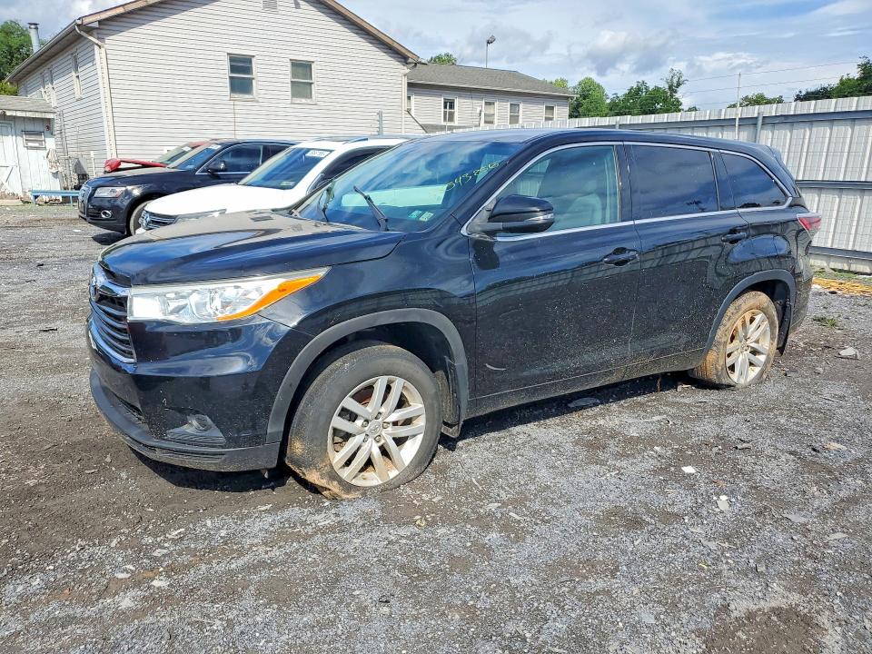 2014 Toyota VIN 5TDBKRFHXES023732 COPART salvage auction — FRONT END, Mt - Certificate Of Title, sold $3,100 on 2026-07-30 (photo 1)
