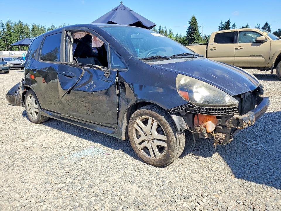 2007 Honda Fit VIN JHMGD38687S036187 COPART salvage auction — FRONT END, Wa - Bill Of Sale, sold $100 on 2026-07-17 (photo 4)