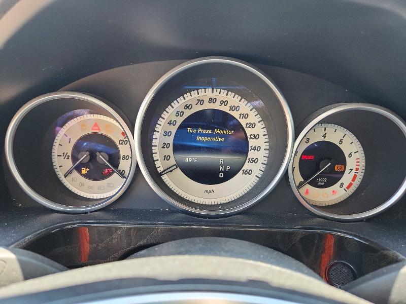 2014 Mercedes-benz E-klasse VIN WDDHF5KB3EA786154 COPART salvage auction — WATER/FLOOD, Ms - Cert Of Title - Flood Salvage, sold $1,500 on 2026-07-15 (photo 9)