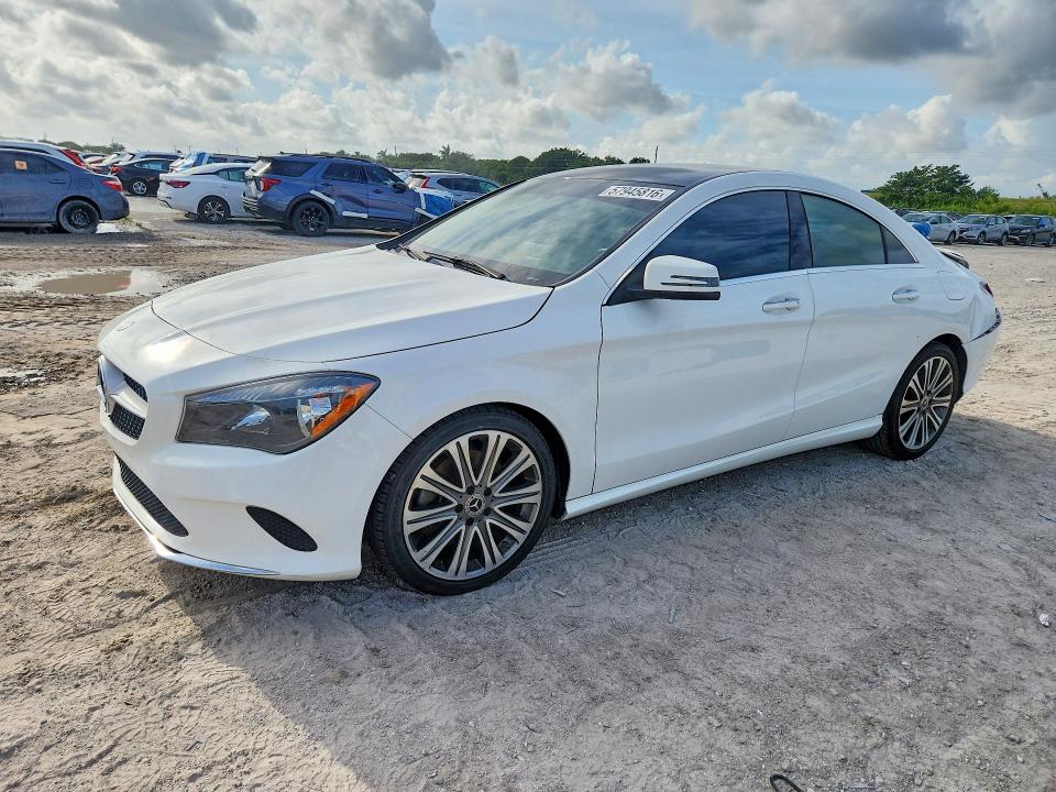 2018 Mercedes-benz Cla-klasse VIN WDDSJ4EB2JN669825 COPART salvage auction — REAR END, Fl - Cert Of Title Slvg Rebuildable, sold $4,000 on 2026-07-09 (photo 1)