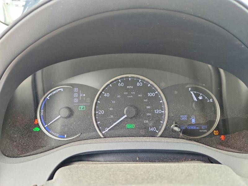 2015 Lexus Ct VIN JTHKD5BHXF2250810 COPART salvage auction — FRONT END, Tx - Salvage Vehicle Title, sold $3,700 on 2026-08-01 (photo 9)