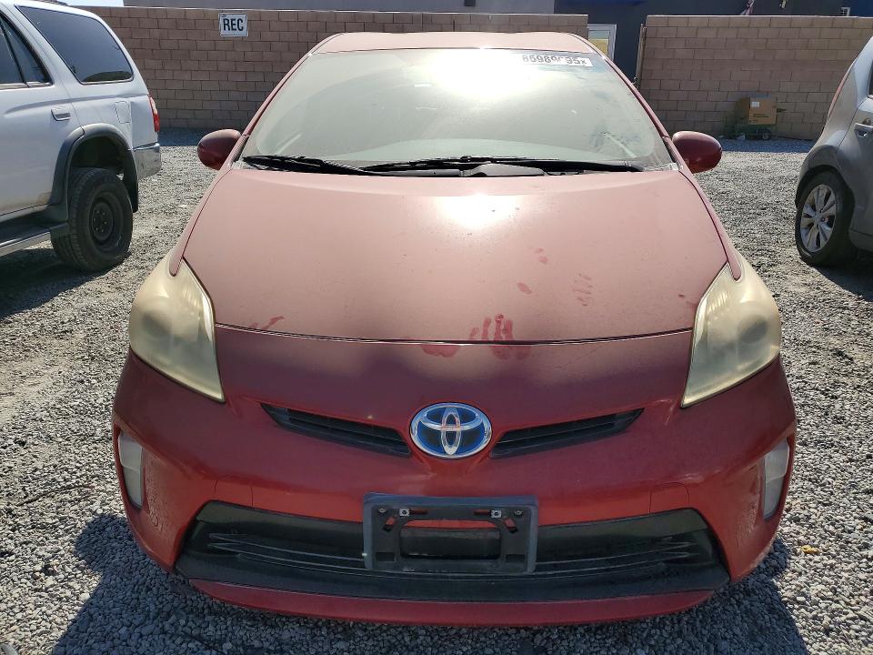 2012 Toyota Prius VIN JTDKN3DUXC1599643 COPART salvage auction — MECHANICAL, Ca - Dis/Dlr/Exp Only Clean Title, sold $5,500 on 2026-07-29 (photo 5)