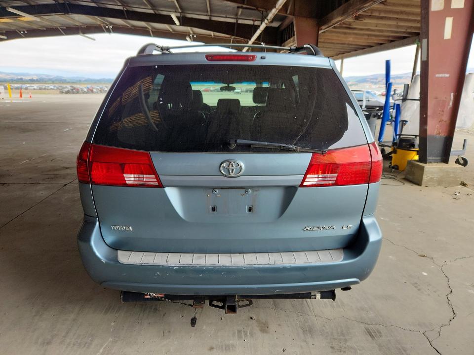 2005 Toyota Sienna VIN 5TDZA23C65S341008 COPART salvage auction — FRONT END, Ca - Salvage Certificate, sold $625 on 2026-07-20 (photo 6)