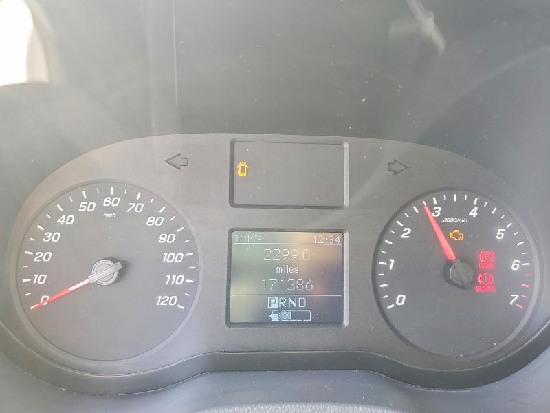 2021 Mercedes-benz Sprinter VIN W1W40CHY5MT051788 COPART salvage auction — MINOR DENT/SCRATCHES, Tx - Certificate Of Title, sold $11,300 on 2026-07-16 (photo 9)