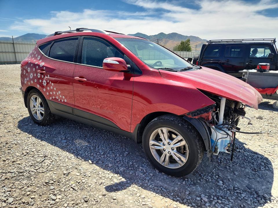 2012 Hyundai Tucson VIN KM8JUCAC5CU444325 COPART salvage auction — FRONT END, UT - SALVAGE CERTIFICATE, sold $1,000 on 2026-07-31 (photo 4)