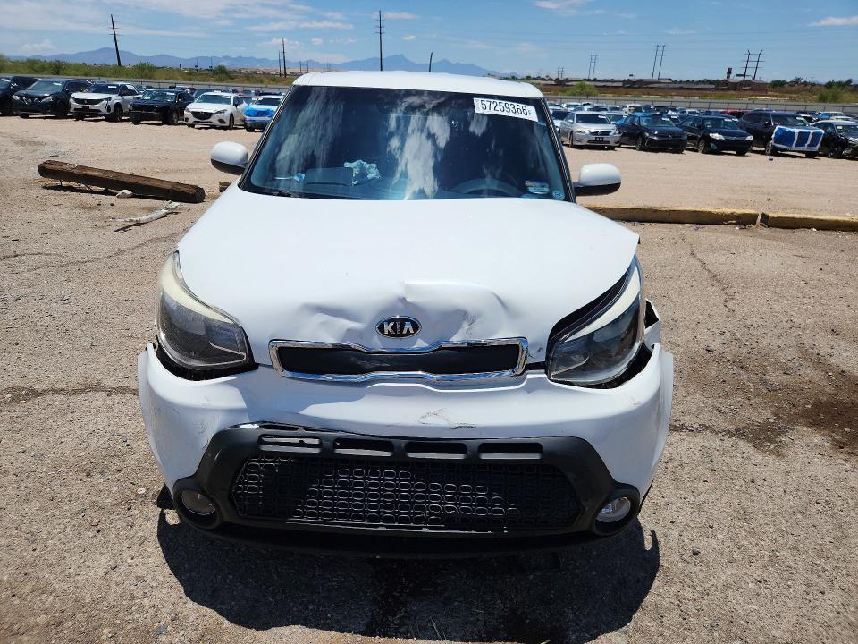 2015 Kia Soul VIN KNDJN2A23F7198266 COPART salvage auction — FRONT END, Az - Cert Of Title - Salvage, sold $1,000 on 2026-07-06 (photo 5)