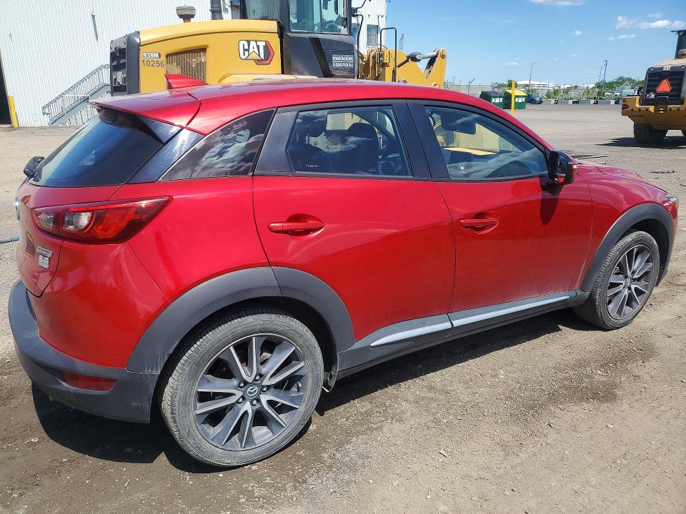 2018 Mazda Cx-3 VIN JM1DKFD76J0330412 COPART salvage auction — FRONT END, Qc - Gravement Accidente, sold $600 on 2026-07-21 (photo 3)
