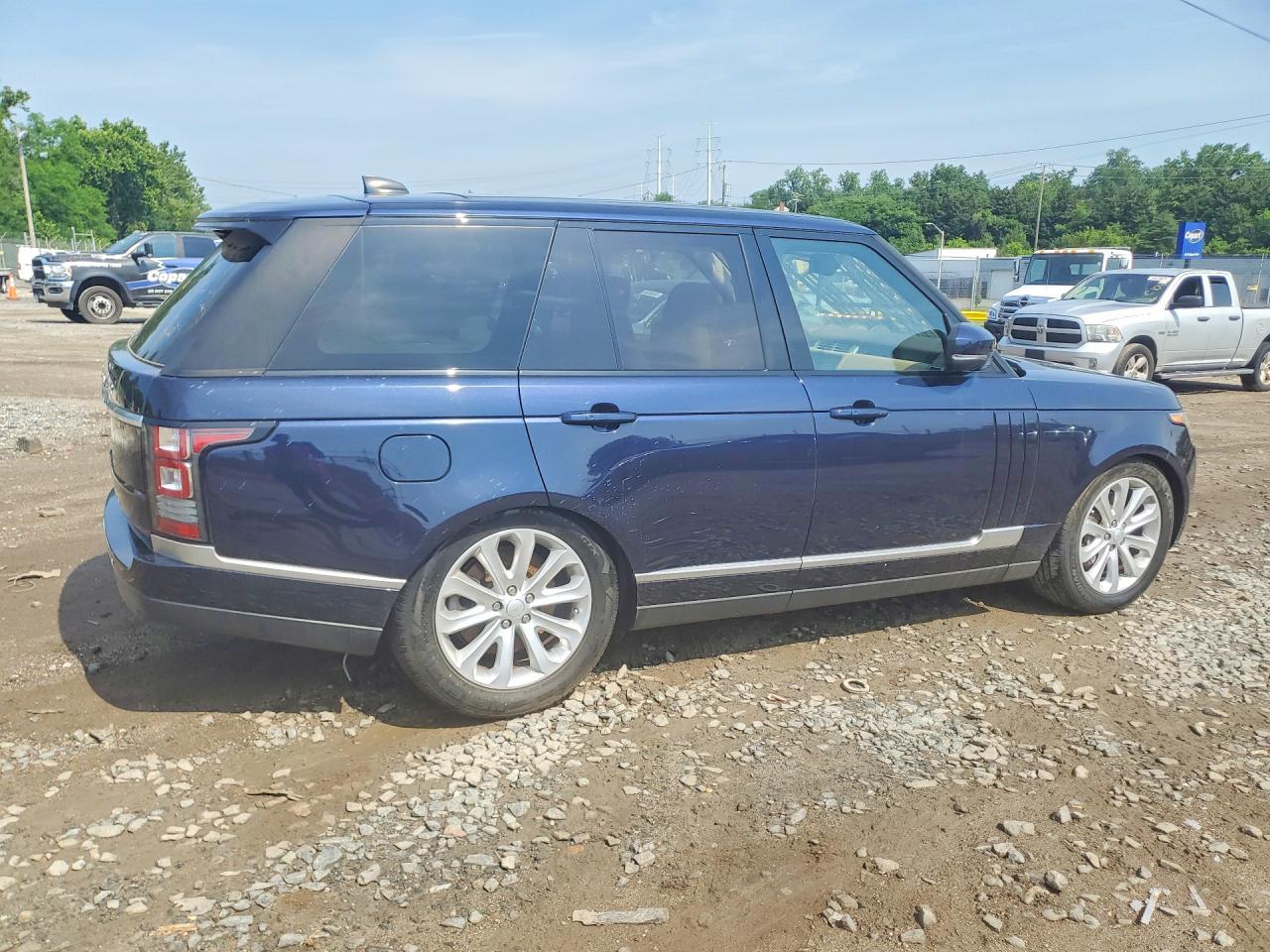 2017 Land Rover Range Rover VIN SALGS2FV8HA376435 COPART salvage auction — Minor Dent/Scratches, MD - CERTIFICATE OF TITLE, sold $3,650 on 2026-07-03 (photo 3)