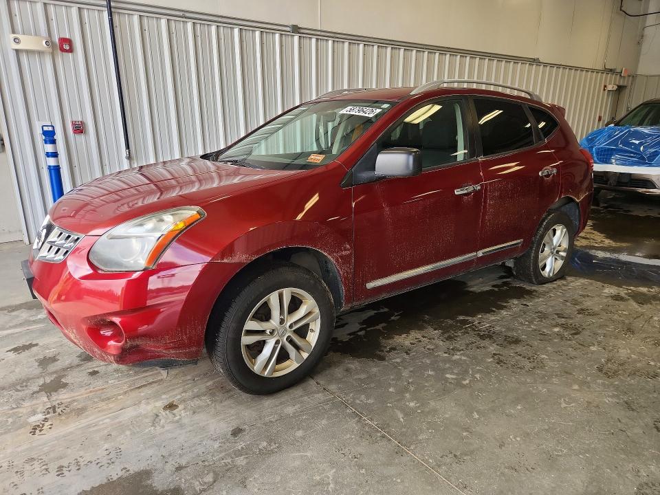 2015 Nissan VIN JN8AS5MVXFW750663 COPART salvage auction — NORMAL WEAR, Me - Certificate Of Title, sold $325 on 2026-07-29 (photo 1)