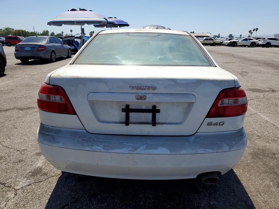 2001 Volvo S40 VIN YV1VS29583F930668 COPART salvage auction — MINOR DENT/SCRATCHES, CA - DIS/DLR/EXP APP FOR DUP CLEAN, sold $275 on 2026-07-10 (photo 6)