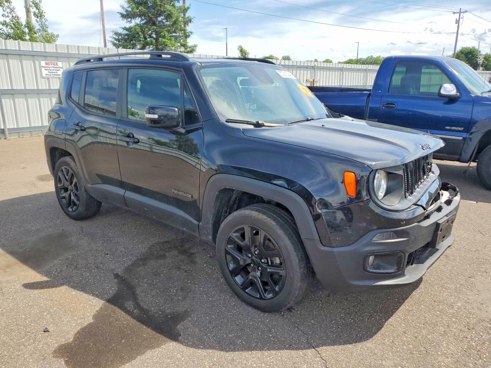 2018 Jeep Renegade VIN ZACCJBBBXJPH73610 COPART salvage auction — FRONT END, Mn - Cert Of Title-Prior Salvage, sold $1,600 on 2026-08-18 (photo 4)