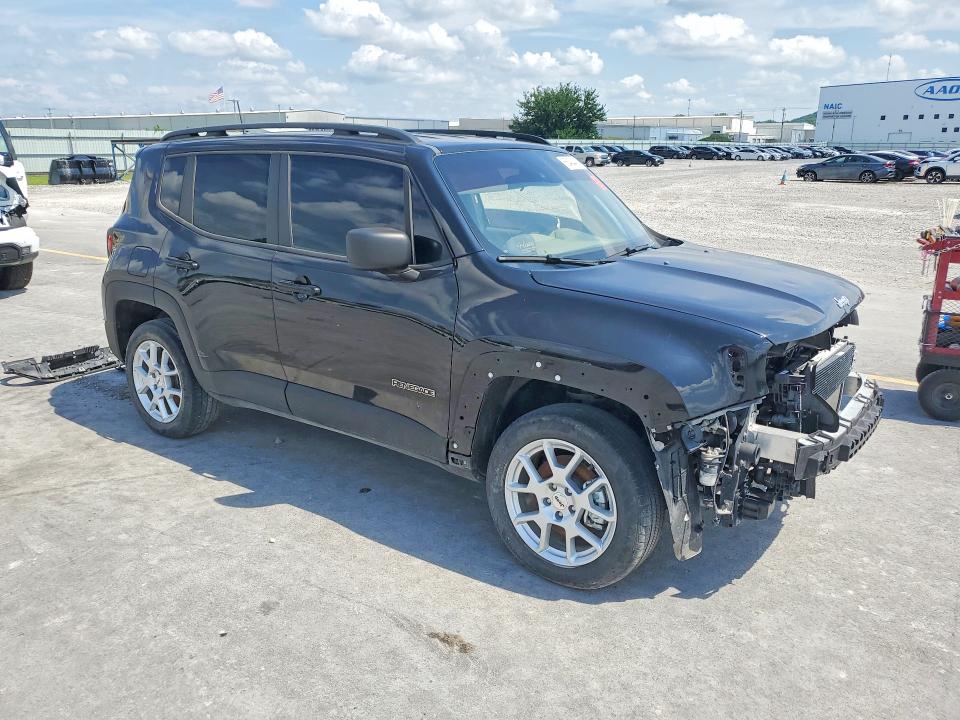 2022 Jeep VIN ZACNJDB18NPN87126 COPART salvage auction — FRONT END, Ok - Cert Of Title-Rebuilt, sold $3,600 on 2026-07-15 (photo 4)