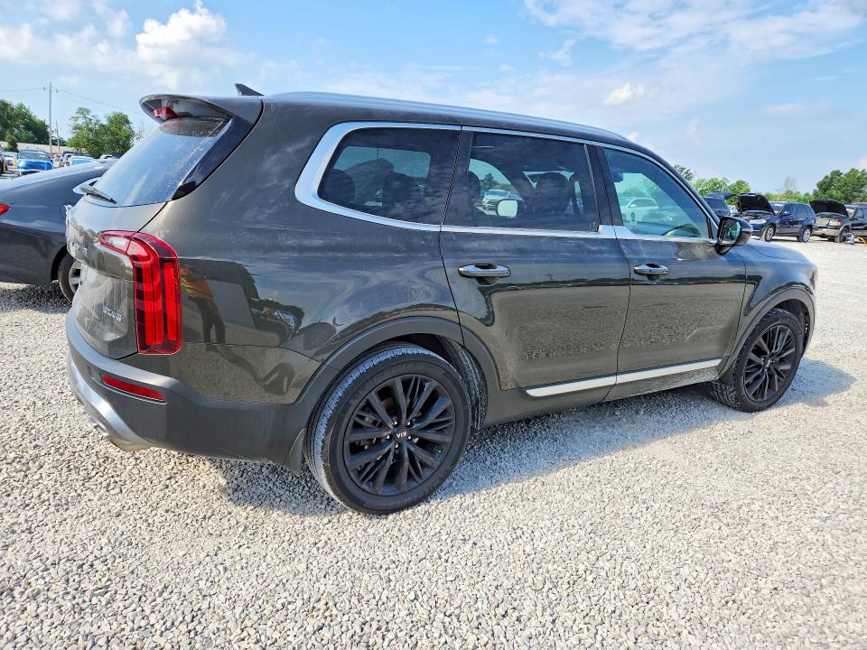 2020 Kia Telluride VIN 5XYP5DHC6LG088945 COPART salvage auction — HAIL, Mo - Certificate Of Title, sold $10,200 on 2026-07-08 (photo 3)