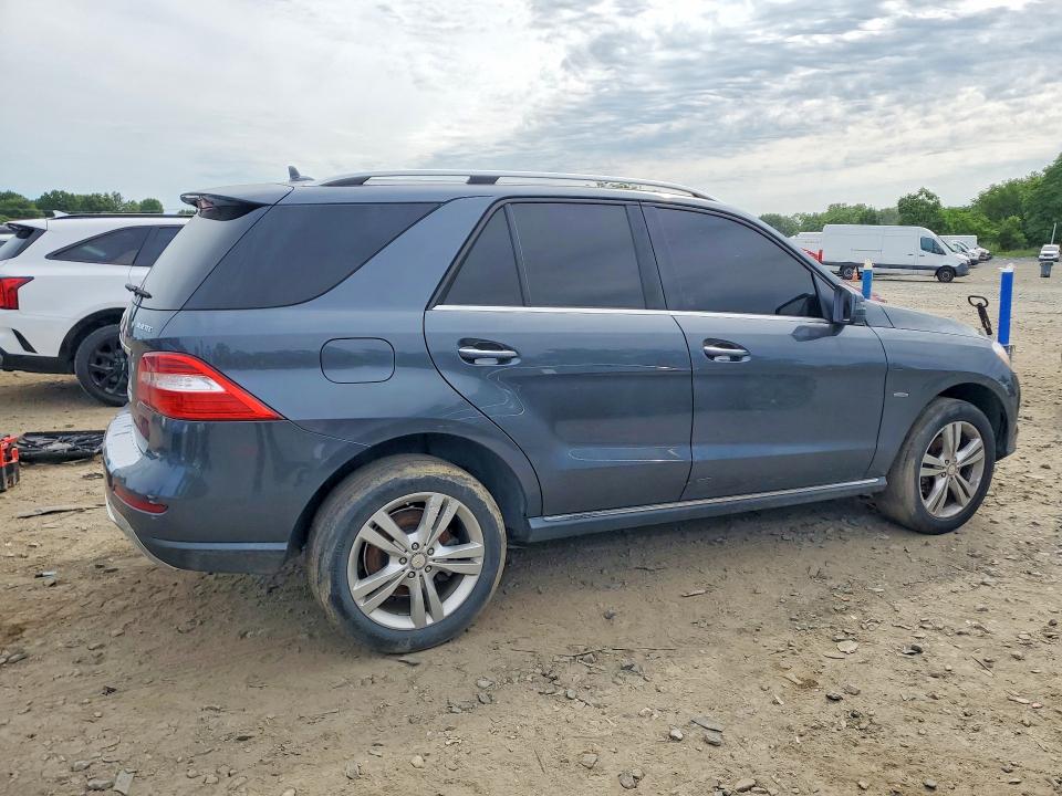 2012 Mercedes-benz M-klasse VIN 4JGDA2EBXCA025650 COPART salvage auction — MECHANICAL, In - Certificate Of Title, sold $4,300 on 2026-07-09 (photo 3)