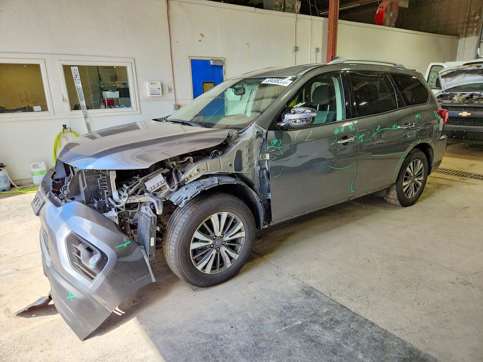 2019 Nissan Pathfinder VIN 5N1DR2MM3KC605935 COPART salvage auction — FRONT END, Mn - Cert Of Title-Salvage, sold $4,800 on 2026-07-09 (photo 1)