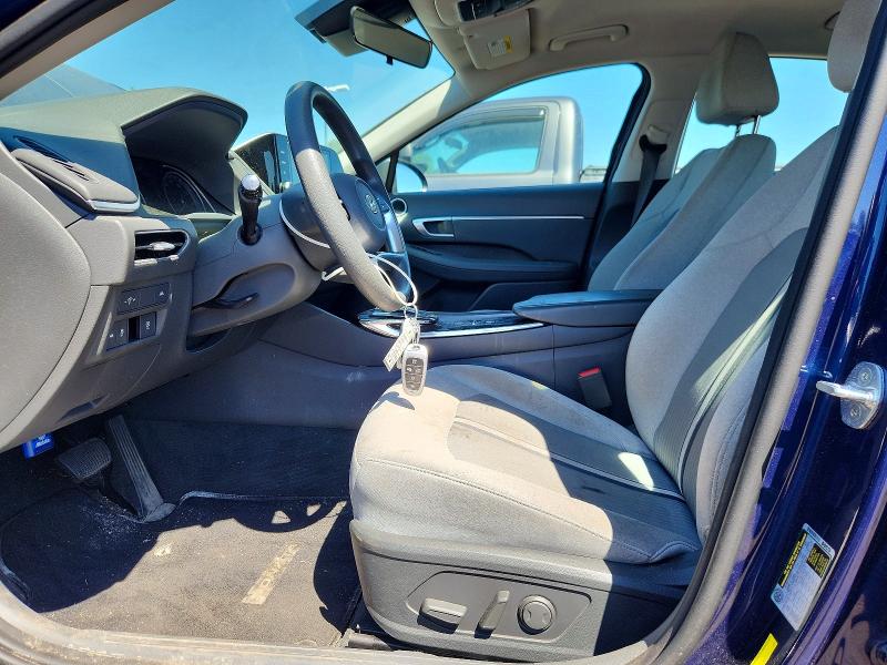 2021 Hyundai Sonata VIN 5NPEL4JA1MH099030 COPART salvage auction — FRONT END, Ma - Cert Of Title-Salvage, sold $3,300 on 2026-07-09 (photo 7)