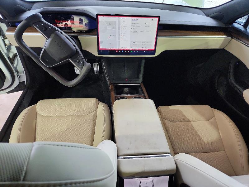 2021 Tesla Model s VIN 5YJSA1E54MF443761 COPART salvage auction — UNDERCARRIAGE, Il - Salvage Certificate, sold $12,400 on 2026-07-29 (photo 8)
