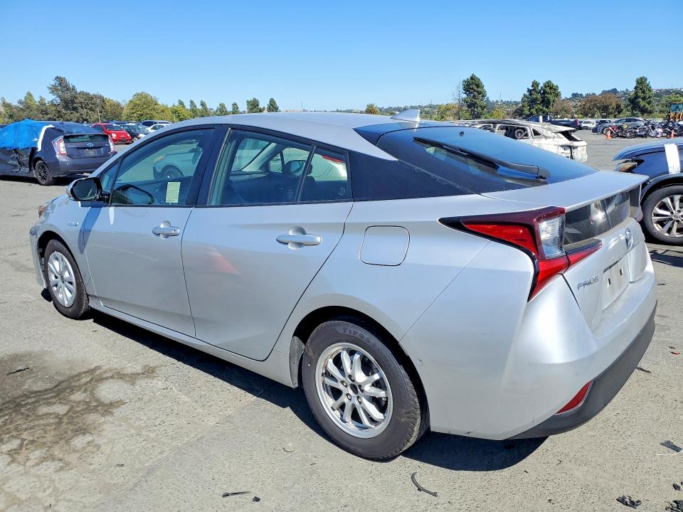 2019 Toyota Prius VIN JTDKARFU3K3075944 COPART salvage auction — SIDE, Ca - Salvage Certificate, sold $7,200 on 2026-07-06 (photo 2)