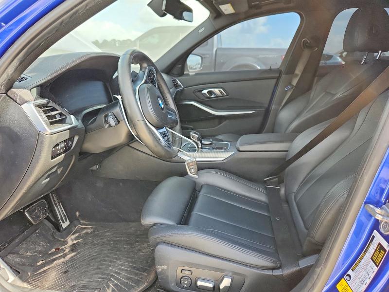 2020 BMW 3er VIN WBA5R1C01LFH48898 COPART salvage auction — WATER/FLOOD, TX - SALVAGE TITLE-FLOOD DAMAGE, sold $8,800 on 2026-08-14 (photo 7)