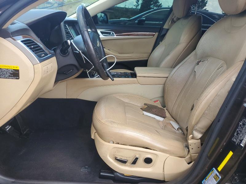 2015 Hyundai Genesis VIN KMHGN4JE5FU089188 COPART salvage auction — FRONT END, Sc - Certificate Of Title, sold $1,600 on 2026-07-31 (photo 7)