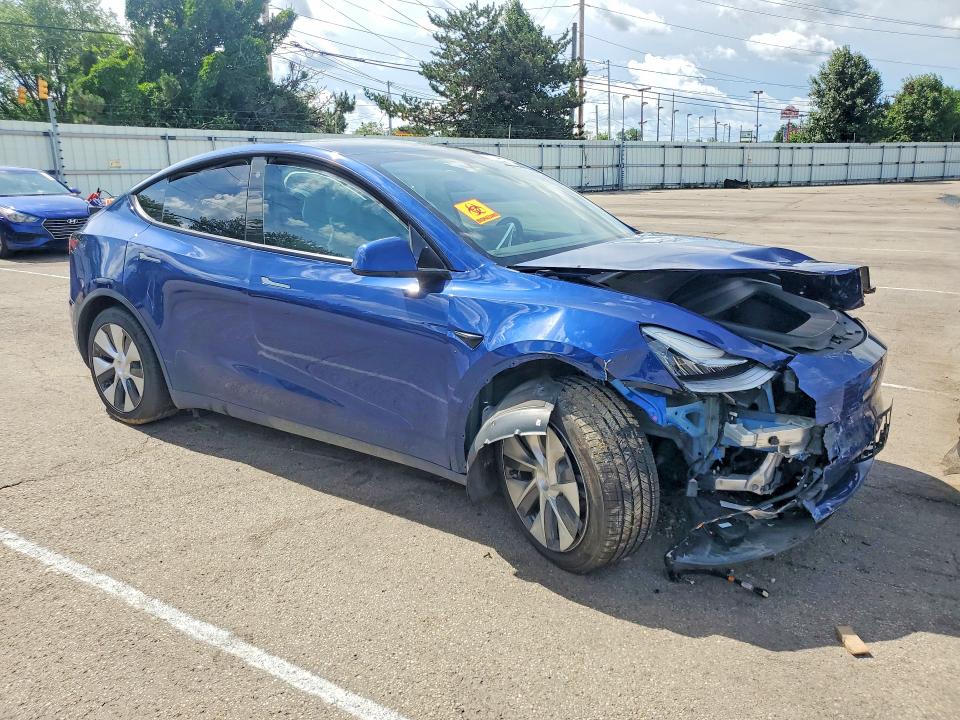 2021 Tesla VIN 5YJYGDED5MF116271 COPART salvage auction — FRONT END, Oh - Cert Of Title-Salvage, sold $5,900 on 2026-07-31 (photo 4)