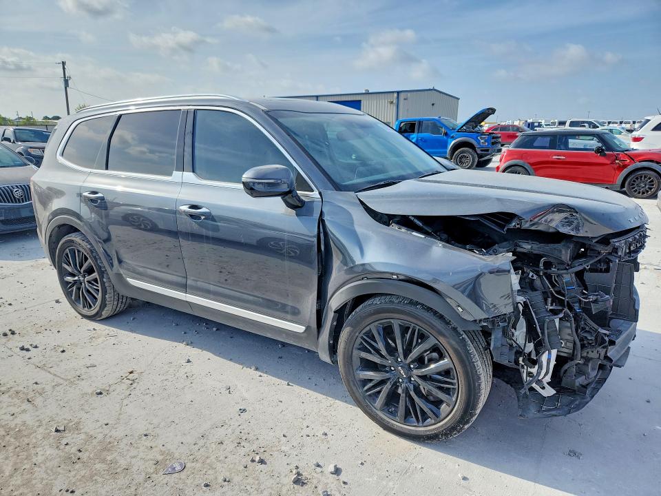 2022 Kia Telluride VIN 5XYP54HC5NG265861 COPART salvage auction — FRONT END, Tx - Salvage Vehicle Title, sold $7,200 on 2026-07-02 (photo 4)