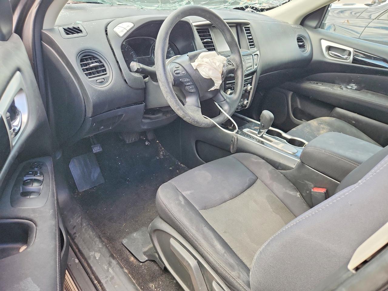2017 Nissan Pathfinder VIN 5N1DR2MN3HC900468 COPART salvage auction — Front End, TX - SALVAGE VEHICLE TITLE, sold $625 on 2026-07-02 (photo 8)