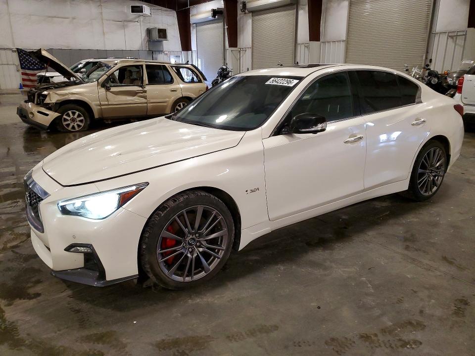2019 Infiniti VIN JN1FV7AR9KM800943 COPART salvage auction — VANDALISM, Mn - Cert Of Title-Salvage, sold $9,200 on 2026-07-13 (photo 1)