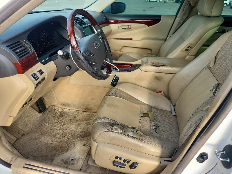 2008 Lexus Ls 460 VIN JTHBL46F485083352 COPART salvage auction — FRONT END, TX - CERTIFICATE OF TITLE, sold $425 on 2026-07-22 (photo 7)
