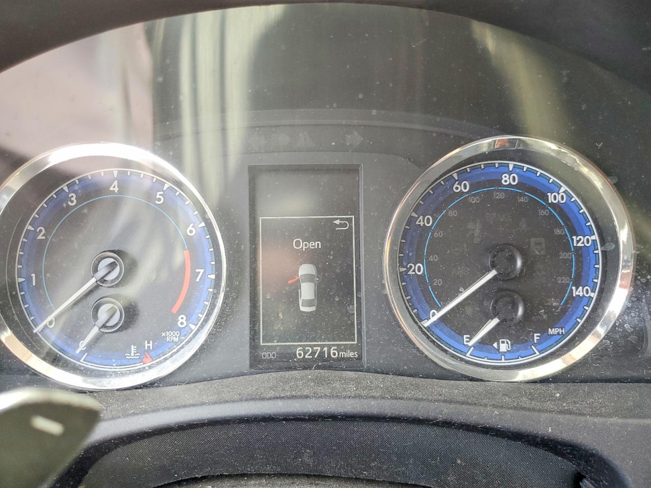 2019 Toyota Corolla VIN 5YFBURHEXKP925363 COPART salvage auction — Front End, TX - CERTIFICATE OF TITLE, sold $3,300 on 2026-07-08 (photo 9)