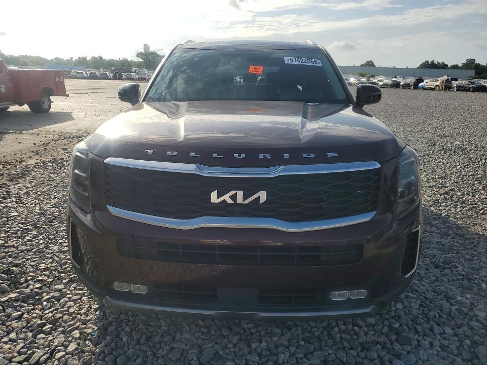 2022 Kia Telluride VIN 5XYP54HC1NG296492 COPART salvage auction — WATER/FLOOD, Fl - Certificate Of Destruction, sold $1,750 on 2026-07-27 (photo 5)