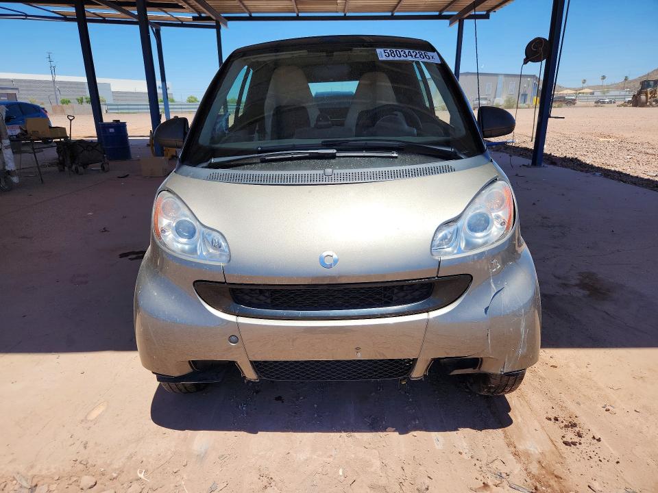 2010 Smart Fortwo VIN WMEEK3BA1AK344810 COPART salvage auction — FRONT END, AZ - CERT OF TITLE - SALVAGE, sold $1,700 on 2026-07-02 (photo 5)