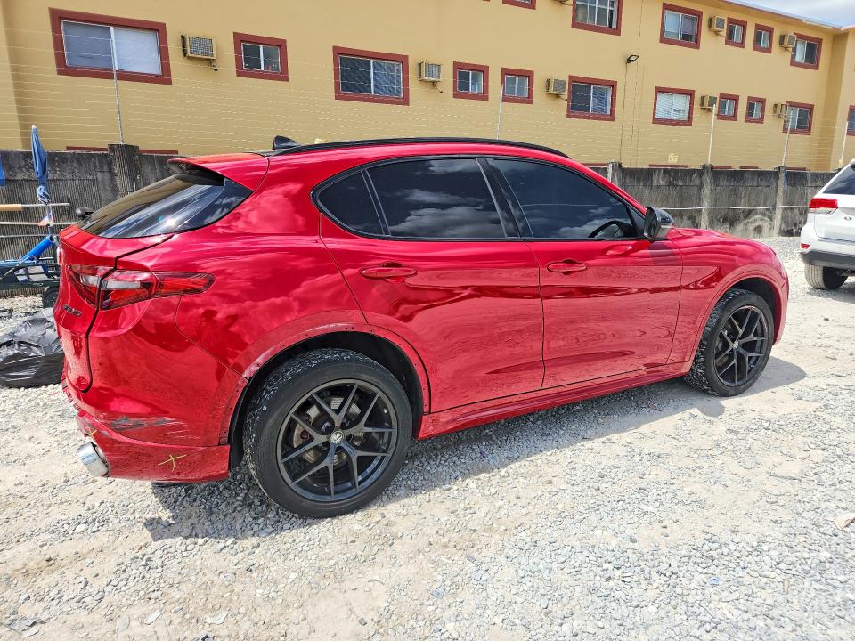 2021 Alfa romeo Stelvio VIN ZASPAJANXM7D14917 COPART salvage auction — REAR END, FL - CERT OF TITLE SLVG REBUILDABLE, sold $7,300 on 2026-07-17 (photo 3)