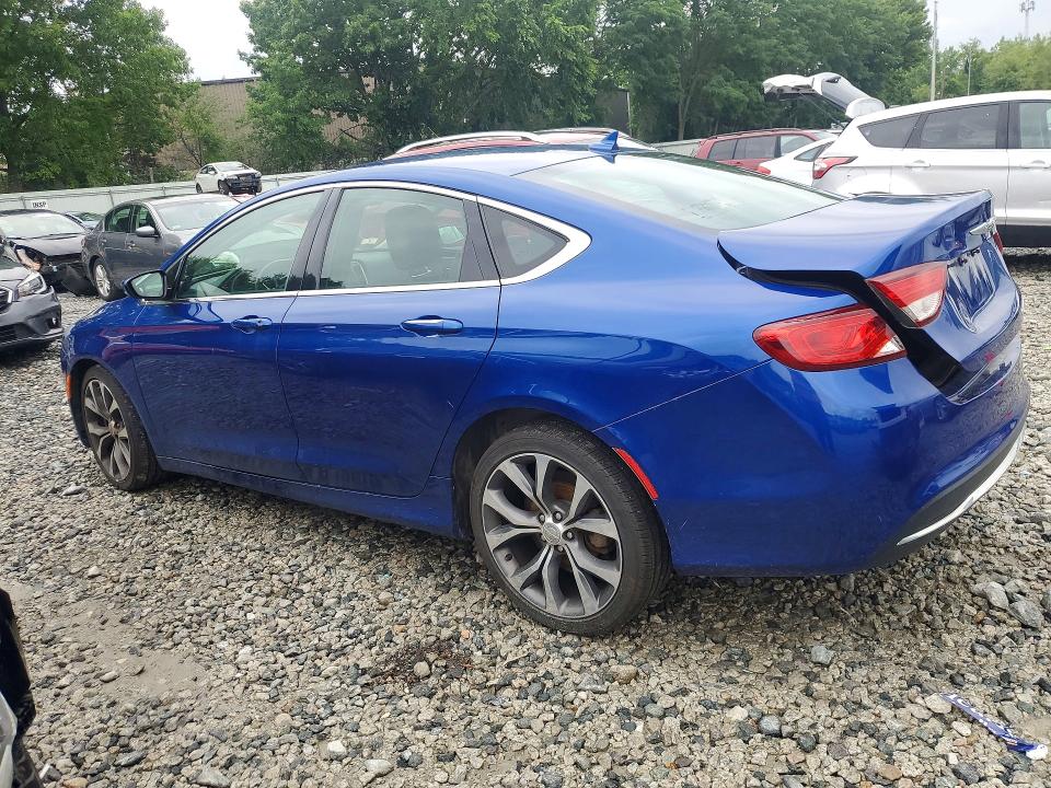 2015 Chrysler 200 VIN 1C3CCCCB2FN507453 COPART salvage auction — REAR END, Ma - Cert Of Title-Reconstrctd Coll, sold $875 on 2026-07-17 (photo 2)