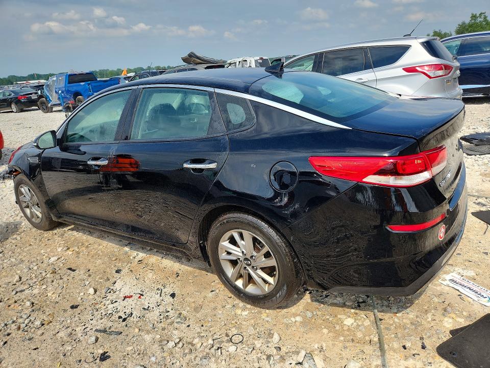 2019 Kia Optima VIN 5XXGT4L36KG307368 COPART salvage auction — FRONT END, MI - CERTIFICATE OF TITLE, sold $2,350 on 2026-07-09 (photo 2)